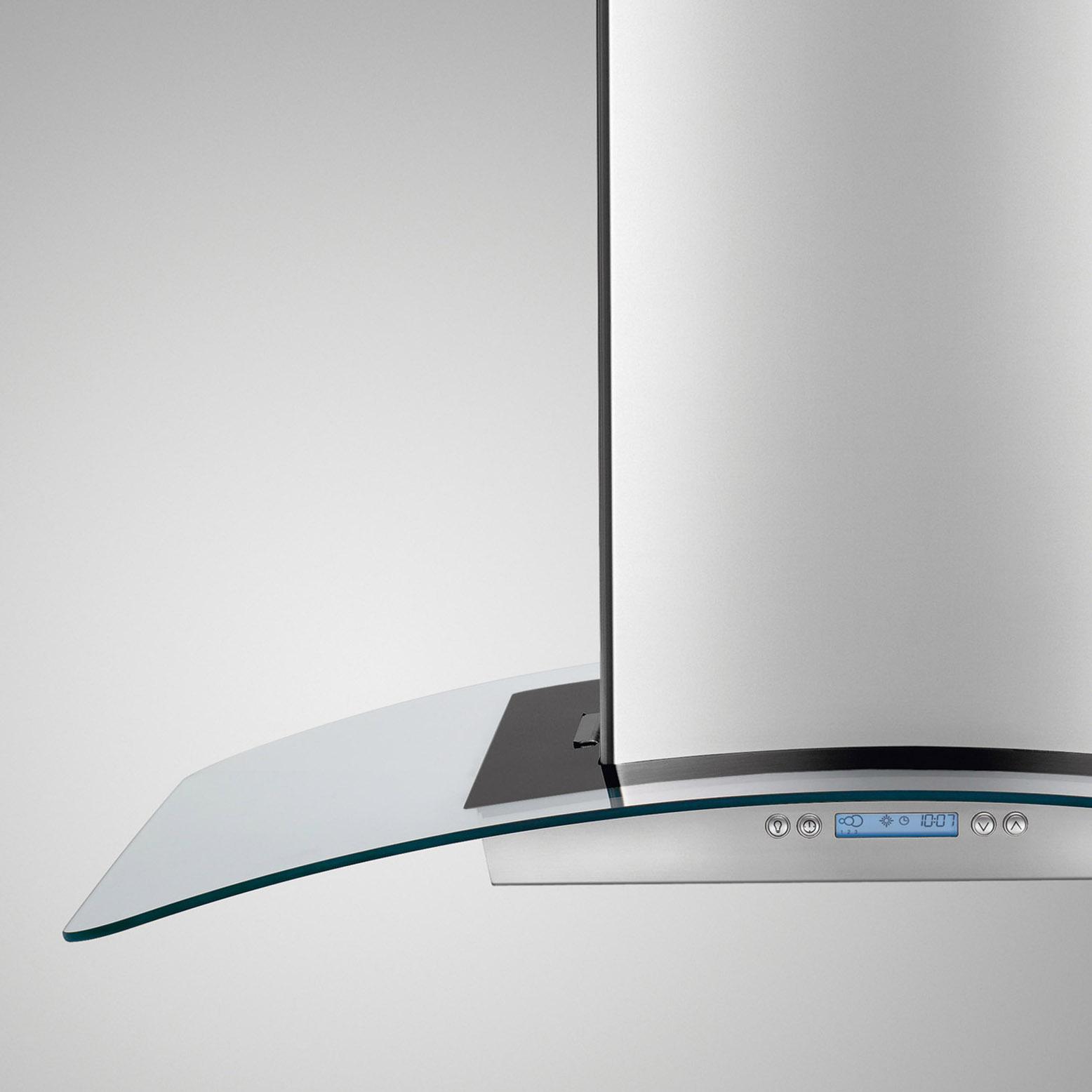 Electrolux 36" Designer Glass Canopy IslandMount Hood Colder's